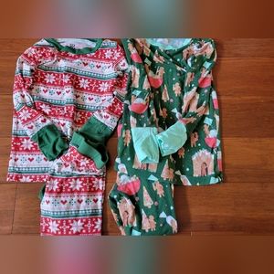 2t christmas pajamas bundle